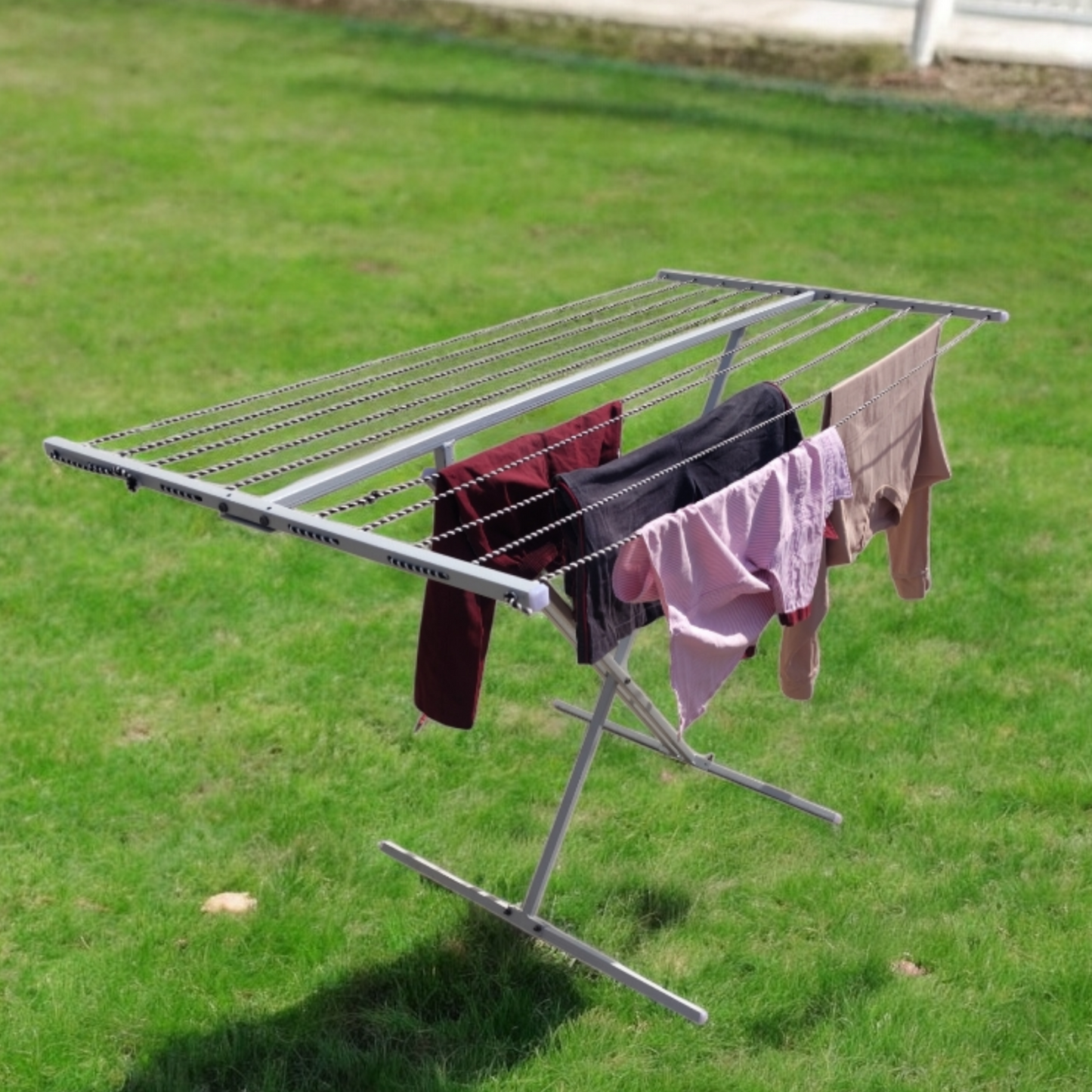 Portable Cloth Dryer Stand With 10 Line Option