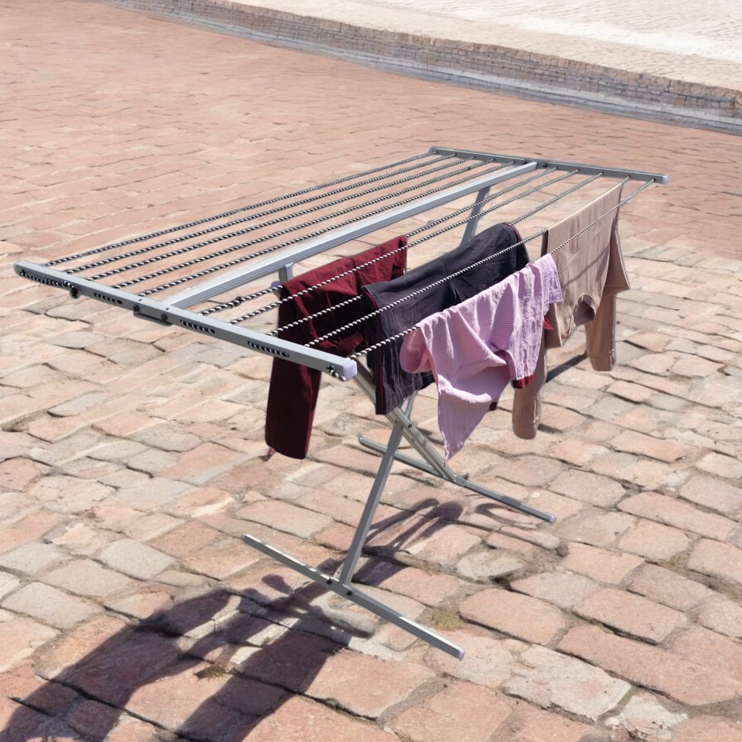 Portable Cloth Dryer Stand With 10 Line Option