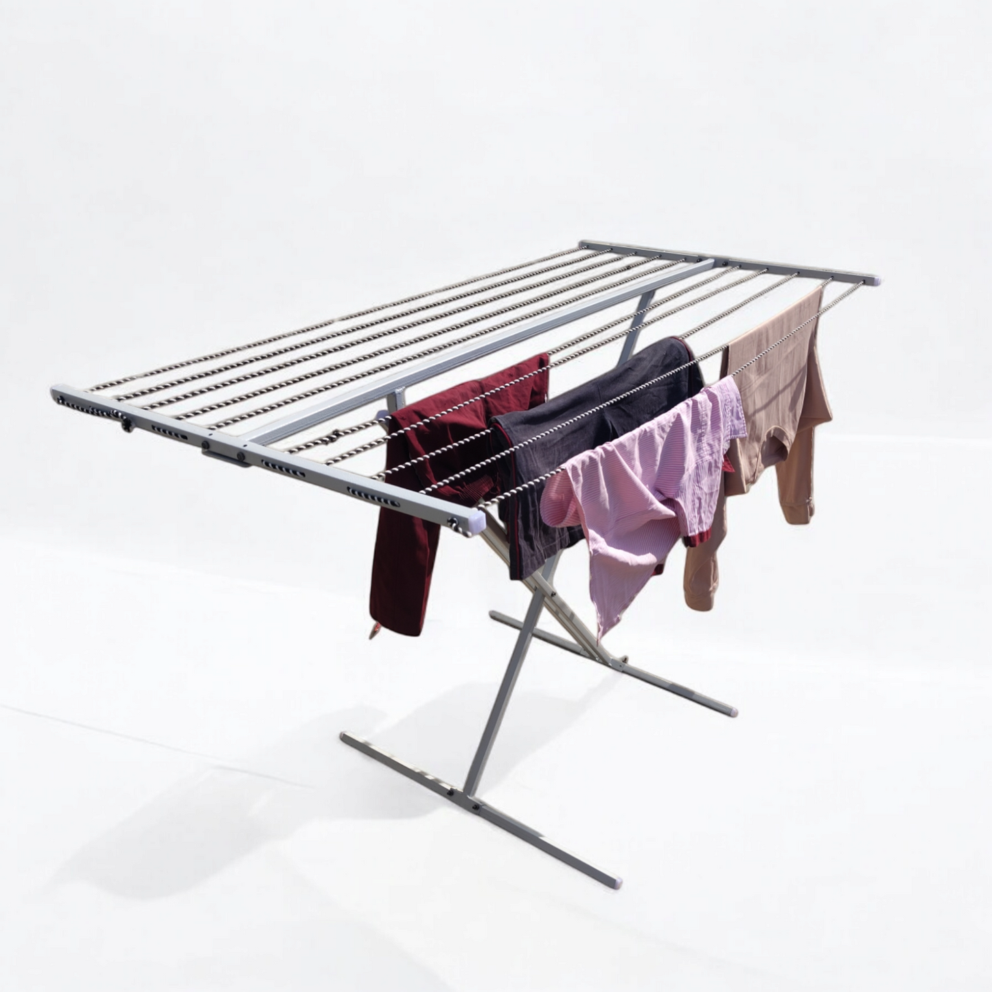 Portable Cloth Dryer Stand With 10 Line Option